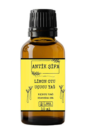 %100 Saf Limon Otu Uçucu Yağı - (10 ML)