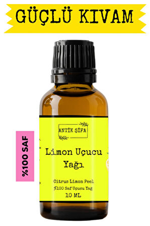 %100 Saf Çay Ağacı Uçucu Yağı ve Limon Uçucu Yağı - (10ml + 10ml)