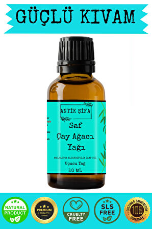 %100 Saf Çay Ağacı Uçucu Yağı ve Limon Uçucu Yağı - (10ml + 10ml)
