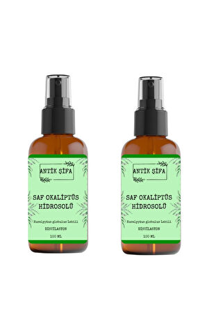 Saf Okaliptüs Hidrosolü 200 Ml - (2 X 100 Ml Okaliptüs Suyu)