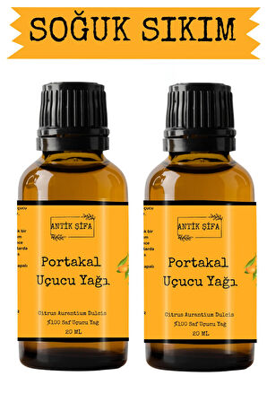 Portakal Yağı - 2 X 20 ml (%100 SAF SEYRELTİLMEMİŞ PORTAKAL UÇUCU YAĞI)