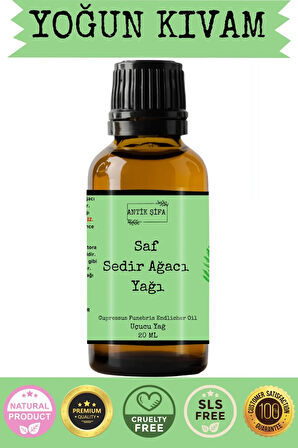 %100 Saf Sedir Ağacı Yağı - 20 Ml