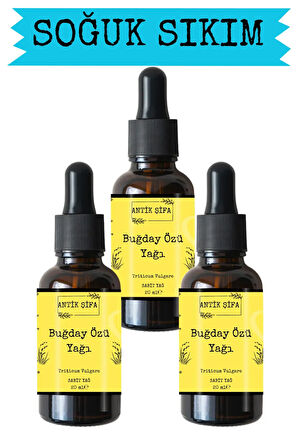Saf Buğday Özü Yağı - (3 X 20ML)