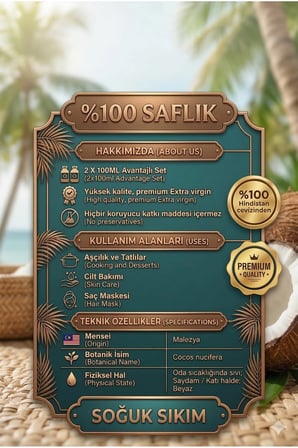 Shea Yağı (40 ml) +Hindistan Cevizi yağı (100 ml) - Doğal Saf Soğuk Sıkım Yağ Seti Karite Butter