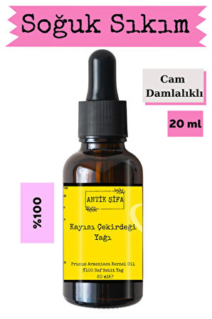 %100 Saf Kayısı Çekirdeği Yağı - 20 ml