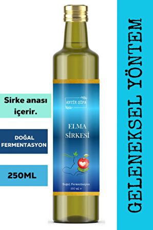 Elma Sirkesi ve Kızılcık Sirkesi ( 250 ml + 250 ml ) - Doğal Fermente
