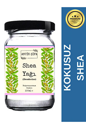 Kokusuz Shea Yağı 100ml - Rafine Edilmiş Kokusu Alınmış Deoderize Karite Butter
