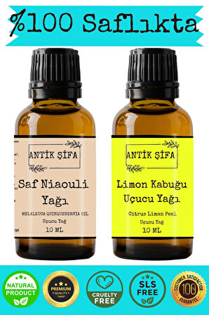 Nioli Yağı Ve Limon Yağı Seti (10 ML 10 ML)- %100 Saf Uçucu Yağ Seti