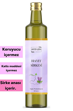 Hayıt sirkesi 250 ml- Doğal fermantasyon hayıt tentürü