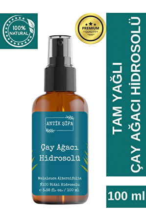 Çay ağacı hidrosolü 100ml- %100 Doğal Çay ağacı suyu