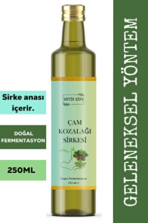 Çam Sirkesi ve Kızılcık Sirkesi ( 250 ml + 250 ml ) - Doğal Fermente çam ve kızılcık