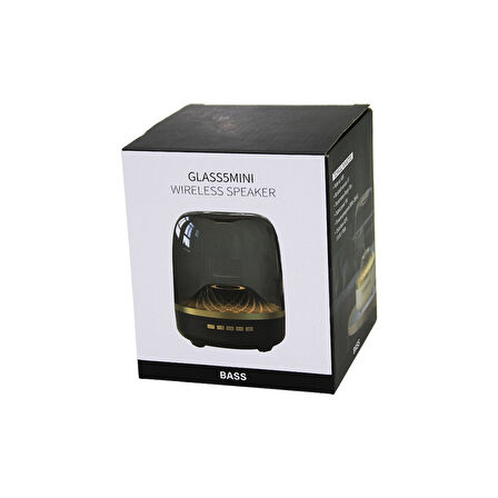 MİKA KRİSTAL FANUS MODEL   WİRELESS   USB ŞARJLI  SPEAKER HOPARLÖR  RGB IŞIKLI   AUX - TF - DC5V 