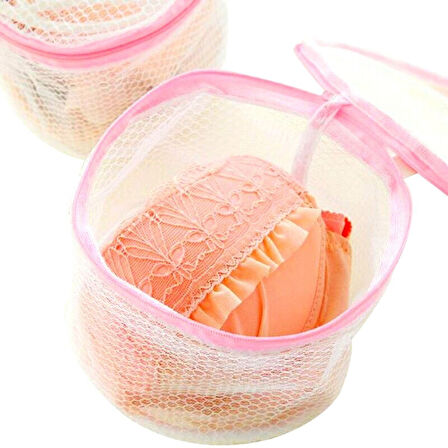 Sütyen Yıkama Filesi Tam Korumalı Hassas Çamaşır Yıkama Aparatı 