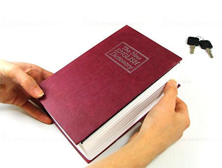 Kitap Şeklinde Kasa - Büyük Boy 