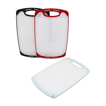 40X24CM  BÜYÜK  PLASTİK  KESİM PANOSU  KAYMAZ SİLİKON KENARLIK - 10MM KALINLIK 