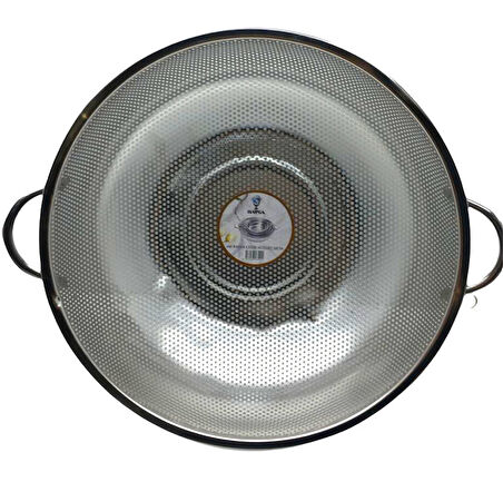 METAL KULPLU ÇELİK TEL SEPET SÜZGEÇ 32CM 