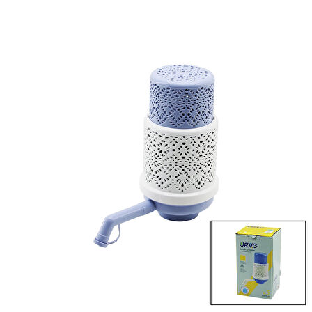 DANTELLİ MODEL   MANUEL  DAMACANA SU POMPASI  KUTULU AMBALAJ   DAMLAMA ÖNLEYİCİ KAPAK 