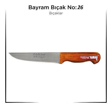 Bursa Bıçağı Bayram Kurban Bıçağı Yemek Bıçağı No : 26 