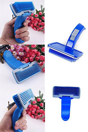 Kendini Temizleyen Kedi Köpek Tüy Bakım Tarağı Tüy Alıcı Tarak 