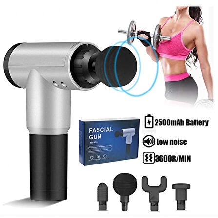 Kas Rahatlatıcı Şarjlı 4 Başlıklı Darbeli Titreşimli (4490)