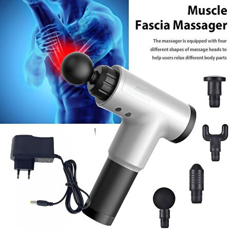 Kas Rahatlatıcı Şarjlı 4 Başlıklı Darbeli Titreşimli (4490)