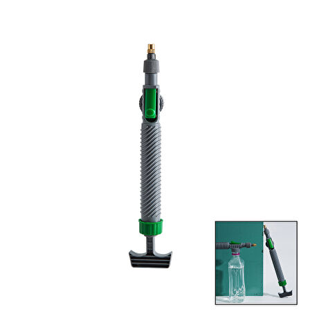 PLASTİK ŞİŞELERE UYUMLU YÜKSEK BASINÇ MANUEL - AYARLI İLAÇ POMPASI (4490)