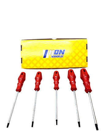 TORNAVİDA 5 PARÇA  TORK TORX TORNAVİDA SETİ (4490)