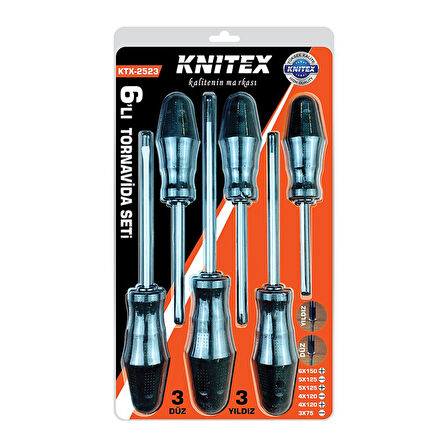 6PCS TORNAVİDA SETİ  6X150 YILDIZ - 5X125 DÜZ-YILDIZ - 4X120 DÜZ-YILDIZ - 3X75 DÜZ (4490)