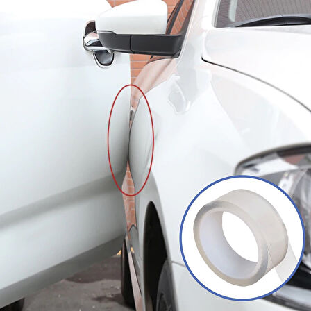 Şeffaf Su Geçirmeyen Dayanıklı Kolay Yapışan Çizilmeye Dayanıklı Oto Darbe Koruyucu Bant (4490)