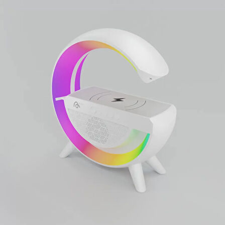 Kablosuz, Usb Bağlantılı, Ekstra Uzun Pil Ömürlü, 7 Renk Seçenekli Ambiyans Işığı,Telefon Şarj Standı BT2301  