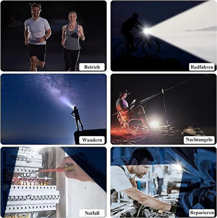 Mini Taşınabilir Led Çok Fonksiyonlu Fener  