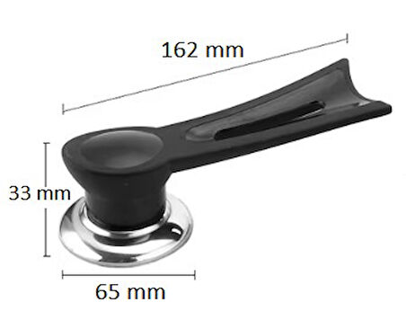 Dikey Tasarımlı Tencere Kapağı Kolu (4490)