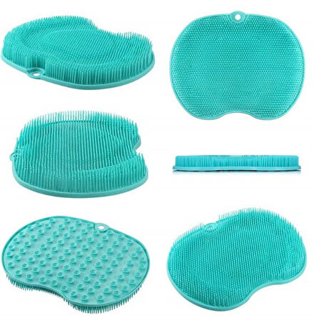 Vantuzlu Banyo Sırt Fırçası ve Masaj Matı (4490)