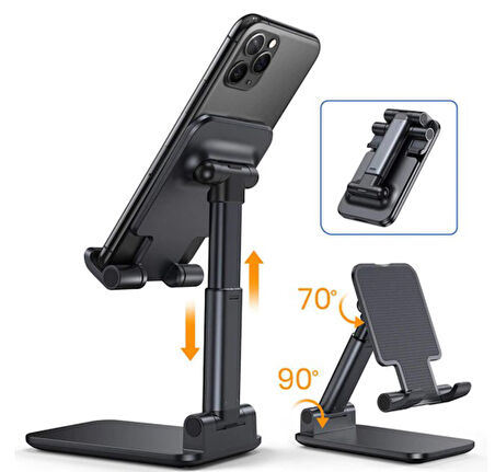 Katlanabilir Masaüstü Telefon Tutucu Stand (4490)