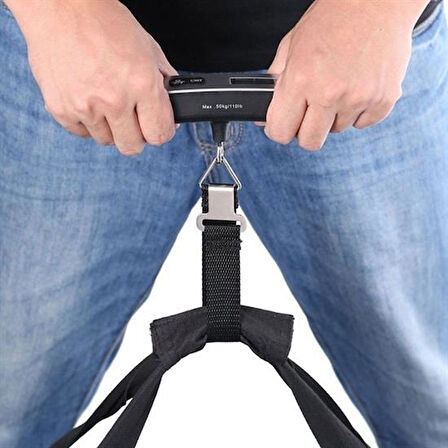 Dijital Ekranlı Valiz Kilo Ölçücü Hassas Valiz Tartısı (4490)