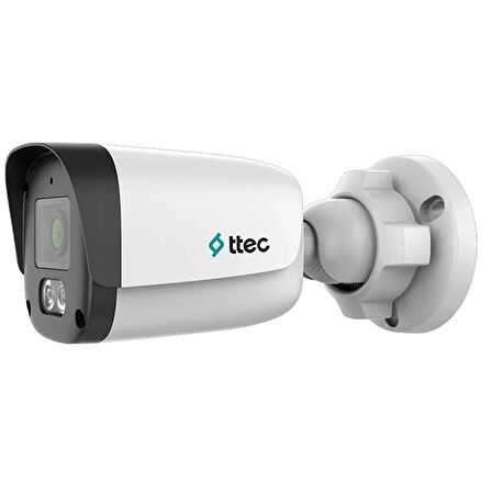Ttec IPBP-2330M-M-LITE 2MP 2.8mm Sabit Lensli 30 Metre IR Sensörü Dahili Mikrofon IP Bullet Kamera  