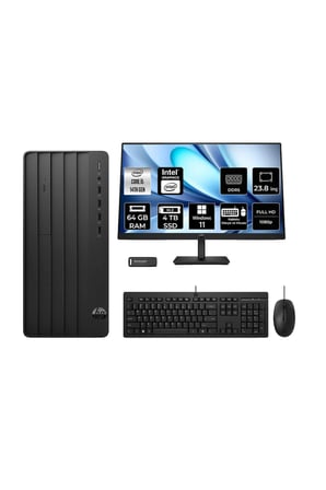 240 PRODESK 2 i5 14400 64GB 4TB SSD W11P Masaüstü Bilgisayar + 23.8" Monitör