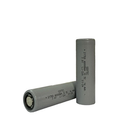 INR21700 3.7V 4000 mah 12.5C Li-ion Şarjlı Pil (491491)
