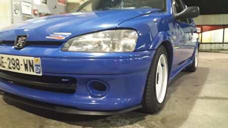 Peugeot 106 uyumlu ÇUPRA Ön Tampon Lipi Cupra Lip 3 Parça