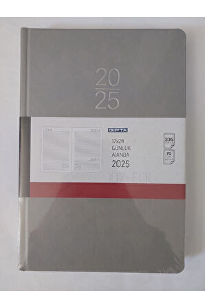 GIPTA 2025 EKO 106-ECK 17*24 DKŞ. CİLT BEZLİ AJANDA