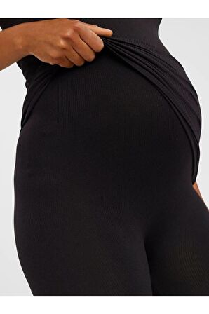 Seamless Basic Hamile Fitilli Tayt