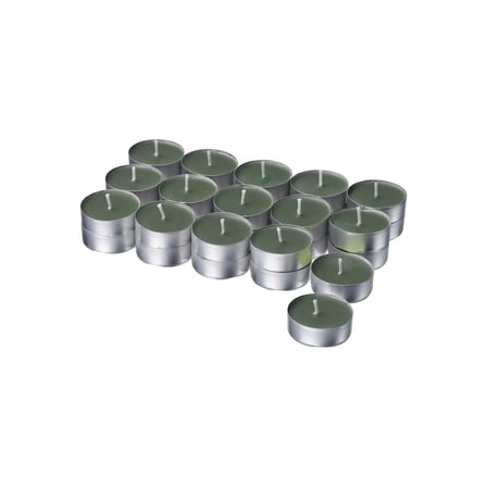 LOTSFAGEL yeşil 3.5 saat kokulu tealight mum