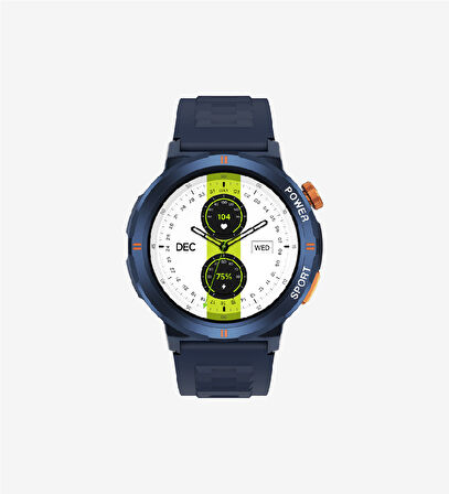 LinkTech S93 Premium Süper Amoled LT Watch Akıllı Saat (Koyu Mavi)