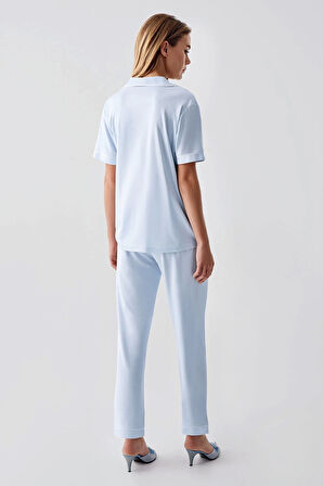 Freshness 324 Kadın 4'Lü Sabahlıklı Şorlu Pijama Takımı