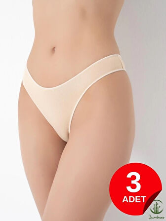 G-Box 936 Kadın Bambu 3'Lü String
