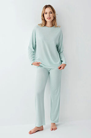 Arnetta 3407-S Kadın Uzun Kol Pijama Takım