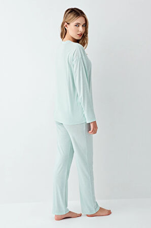 Arnetta 3407-S Kadın Uzun Kol Pijama Takım