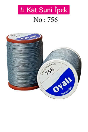 Oyalı 4 Kat Suni İpek İplik İğne Oyası Boncuk İpi Tığ Oyası No:756