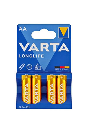 Longlife Power Alkalin Aa Kalem Pil 4'lü Paket