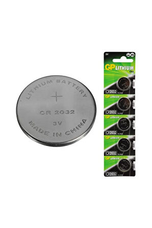 DXT GP CR2032 3 VOLT LİTYUM PARA PİL GPCR2032 2CPU5 (GPPBL2032188)(5Lİ PAKET)